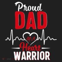 Proud Dad Of A Heart Warrior Chd Awareness Gift Funny Gift Hat thumb 2