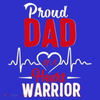 Proud Dad Of A Heart Warrior Chd Awareness Gift Funny Gift Long Sleeve Shirt thumb 2