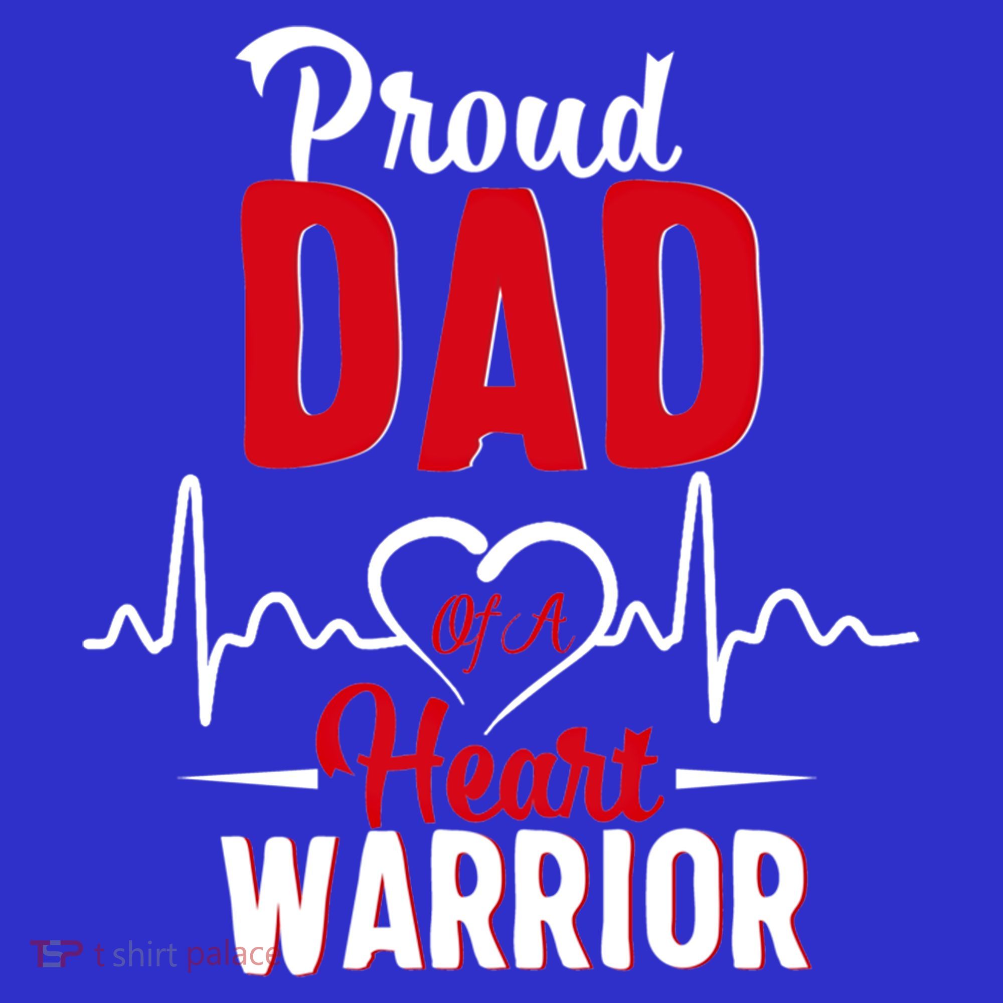 Proud Dad Of A Heart Warrior Chd Awareness Gift Funny Gift Sweatshirt