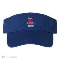 Proud Dad Of A Heart Warrior Chd Awareness Gift Funny Gift Visor thumb 0