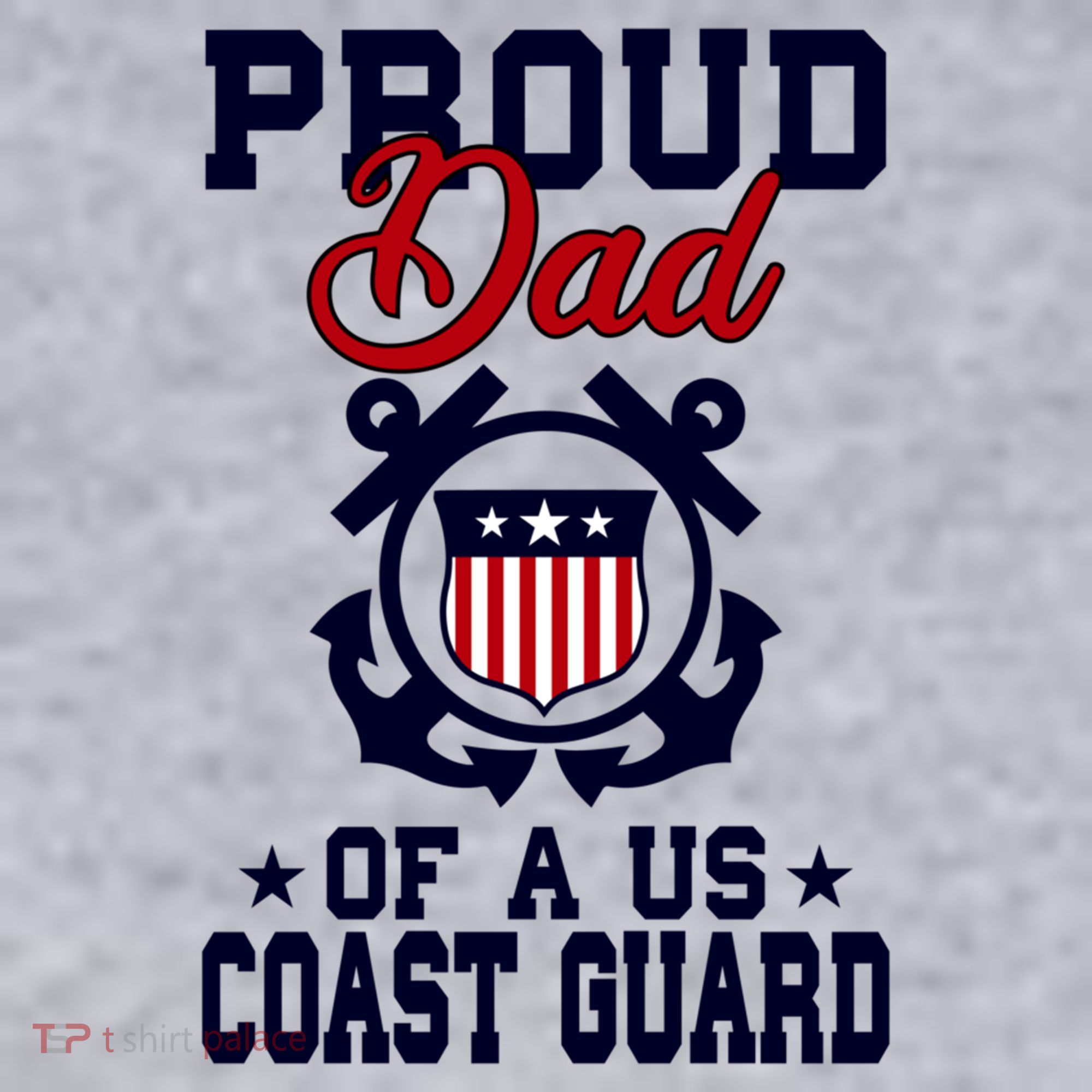 Proud Dad Of A Us Coast Guard Gift Women's Sweatshirt