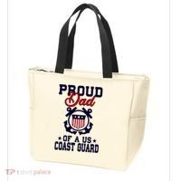 Proud Dad Of A Us Coast Guard Gift Tote Bag thumb 3