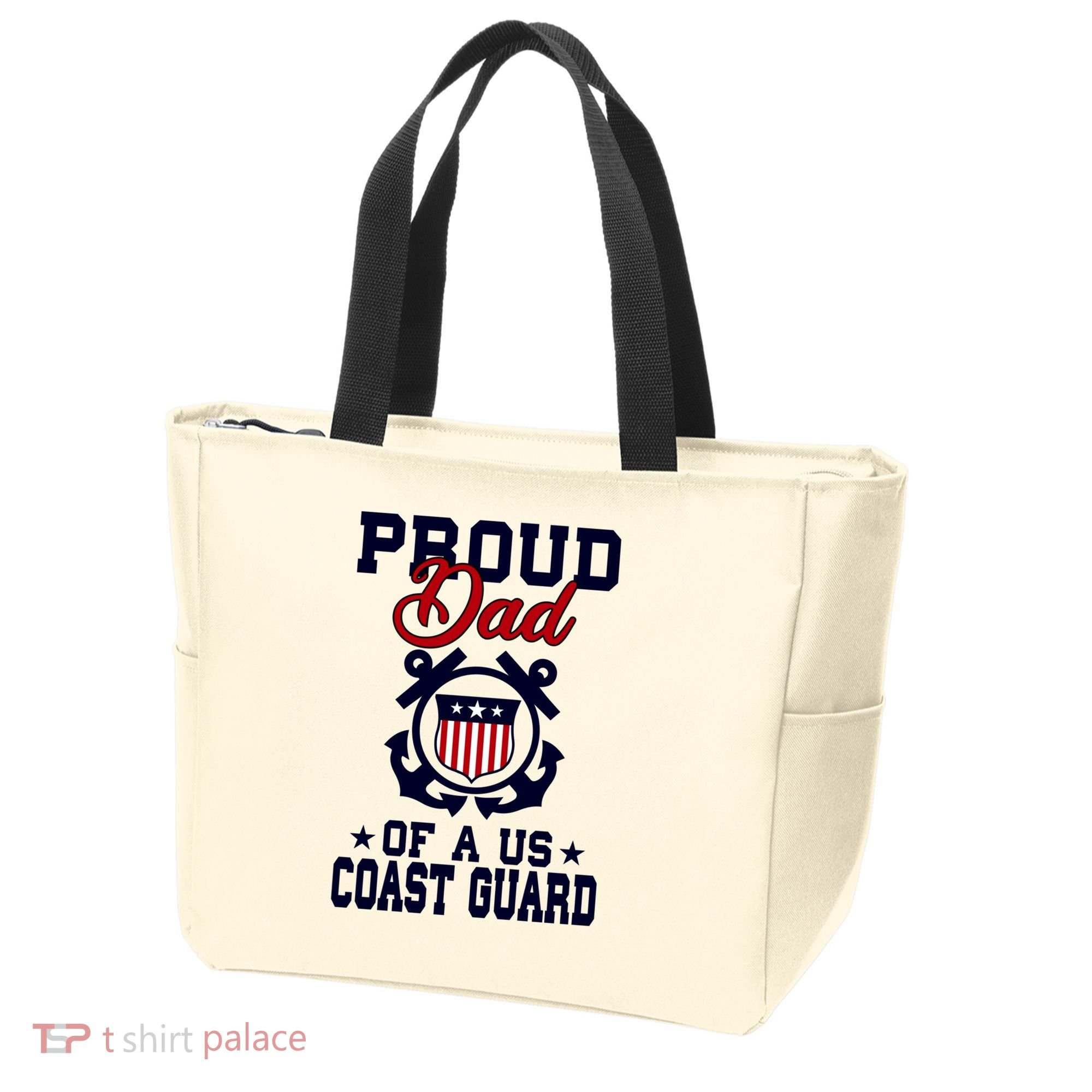 Proud Dad Of A Us Coast Guard Gift Tote Bag