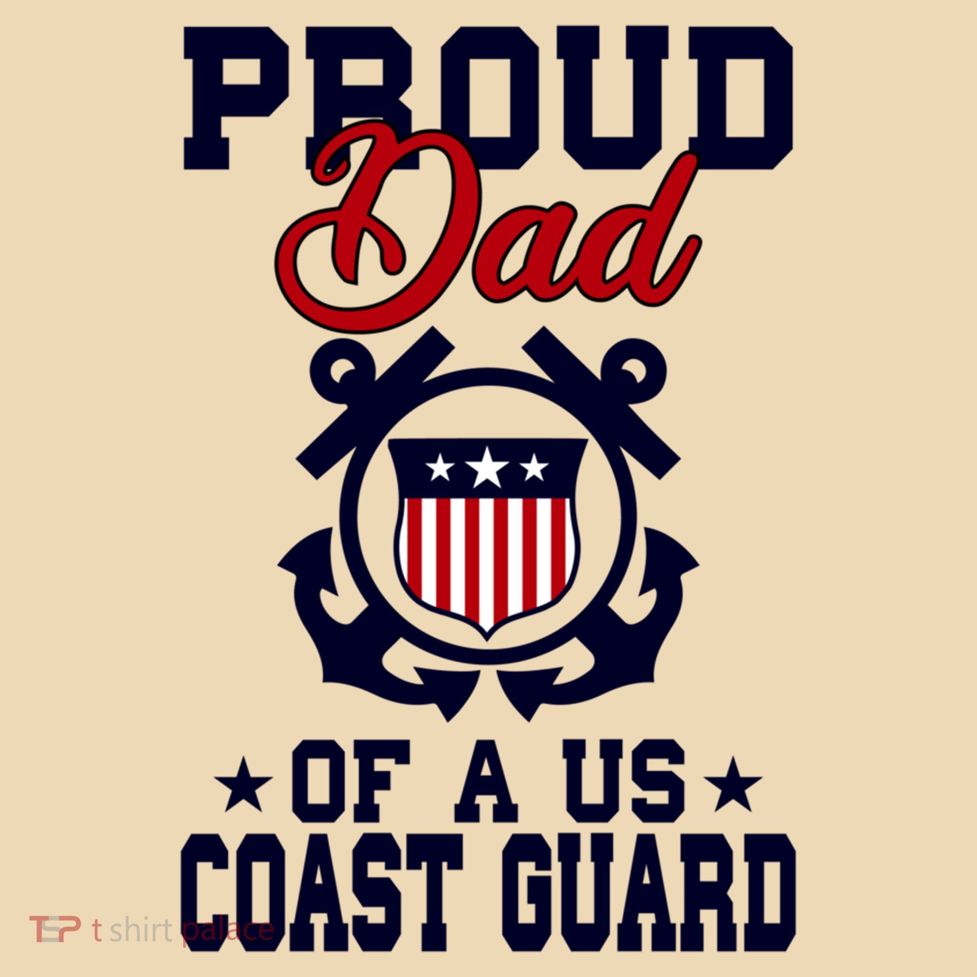 Proud Dad Of A Us Coast Guard Gift Tote Bag