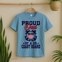 Proud Dad Of A Us Coast Guard Gift T-Shirt thumb 2