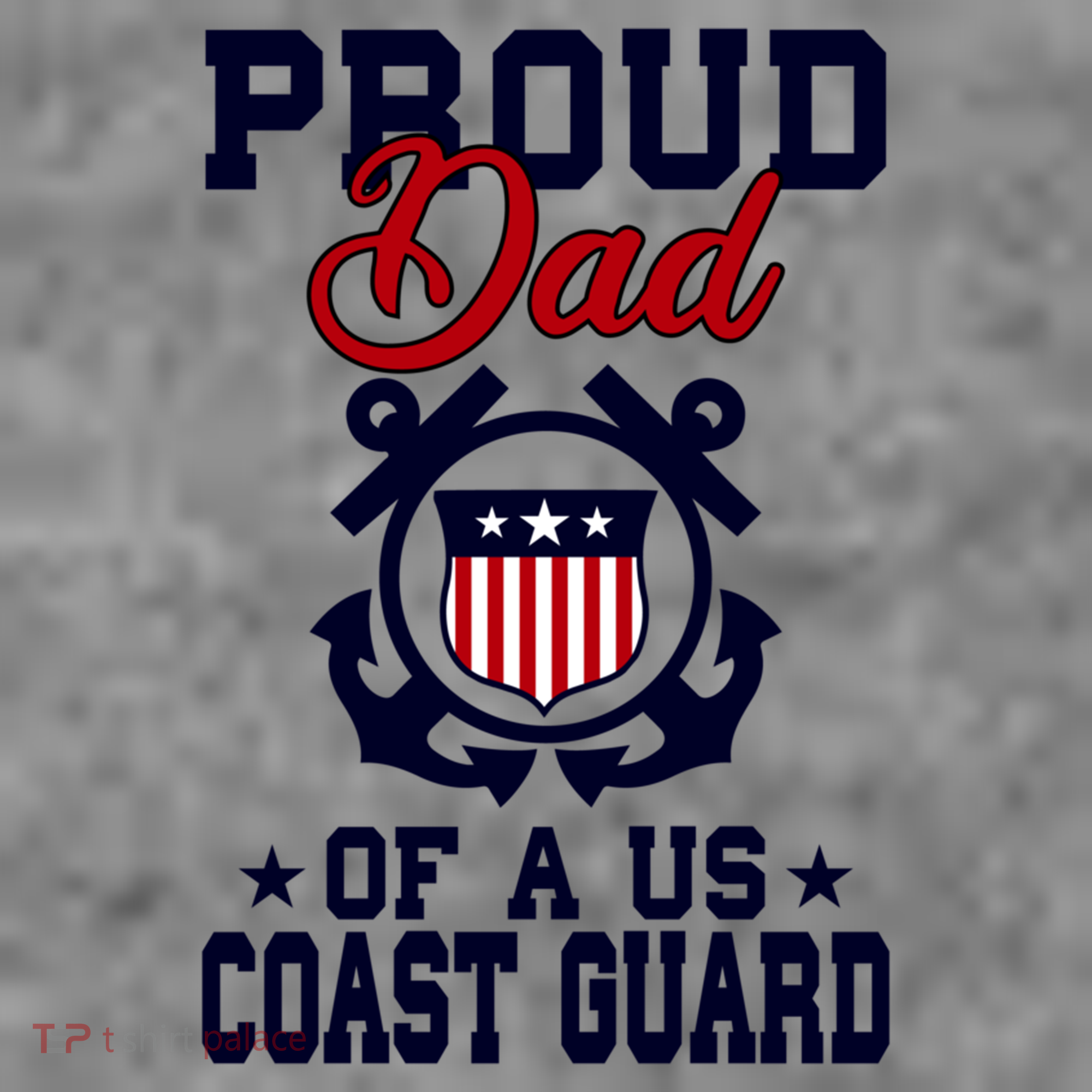 Proud Dad Of A Us Coast Guard Gift Toddler Hoodie