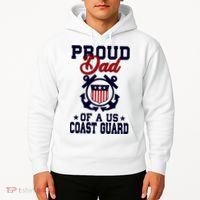 Proud Dad Of A Us Coast Guard Gift Hoodie thumb 2