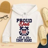 Proud Dad Of A Us Coast Guard Gift Hoodie thumb 4