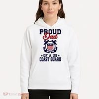 Proud Dad Of A Us Coast Guard Gift Hoodie thumb 5
