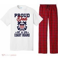 Proud Dad Of A Us Coast Guard Gift Pajama Set thumb 0