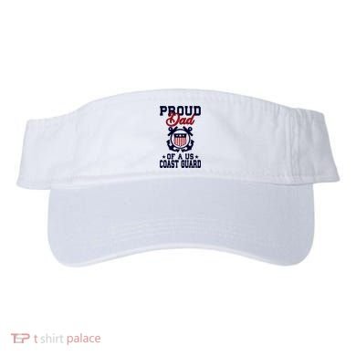 Proud Dad Of A Us Coast Guard Gift Visor