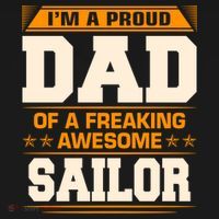 Proud Dad Of Awesome Sailor FatherS Day Gift Backpack thumb 2
