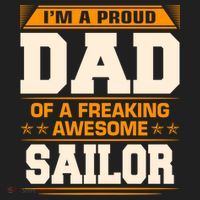 Proud Dad Of Awesome Sailor FatherS Day Gift Beanie thumb 2
