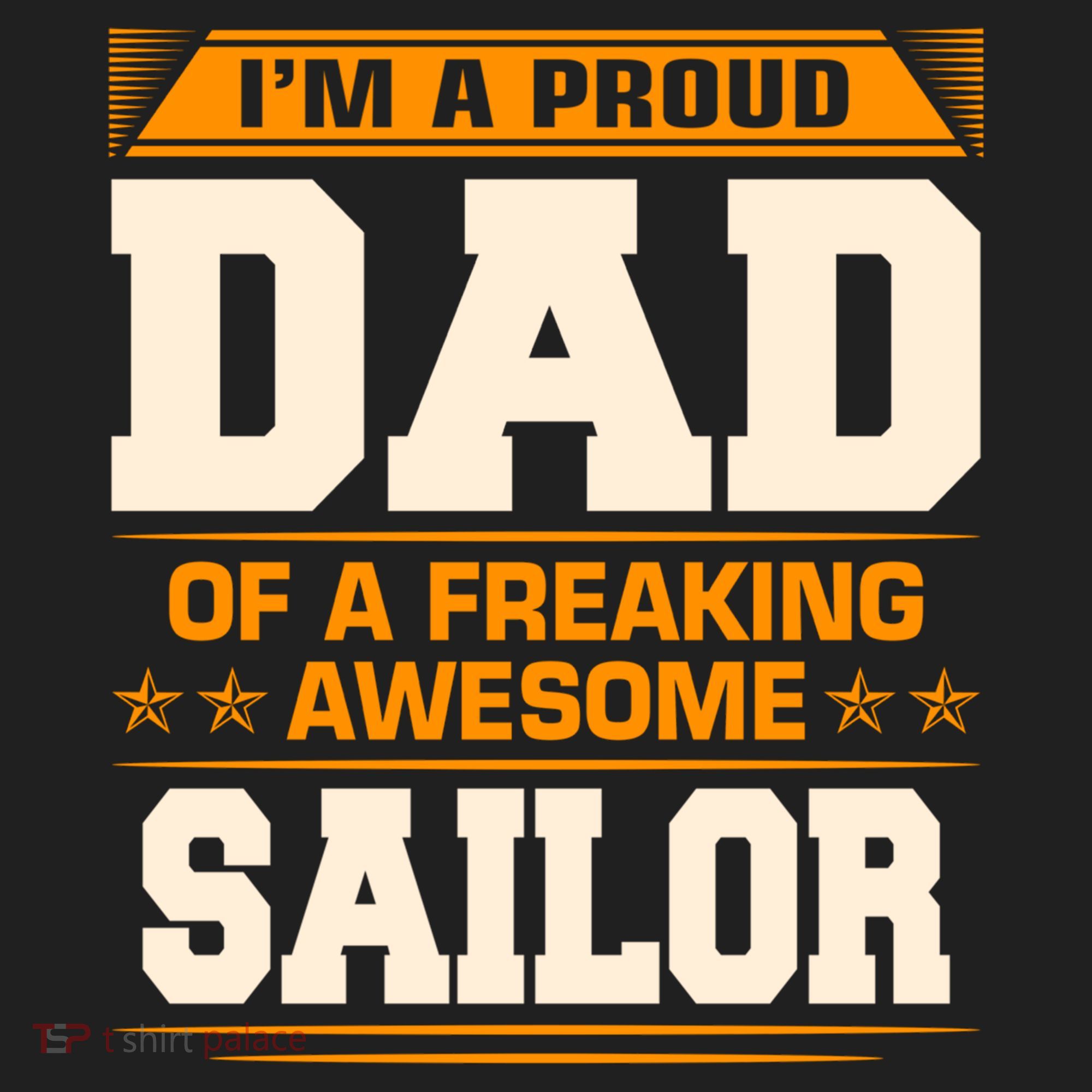 Proud Dad Of Awesome Sailor FatherS Day Gift Beanie