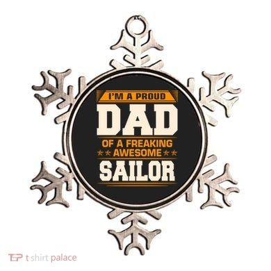 Proud Dad Of Awesome Sailor FatherS Day Gift Ornament
