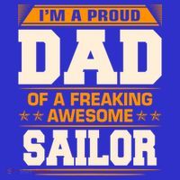 Proud Dad Of Awesome Sailor FatherS Day Gift Hoodie thumb 2