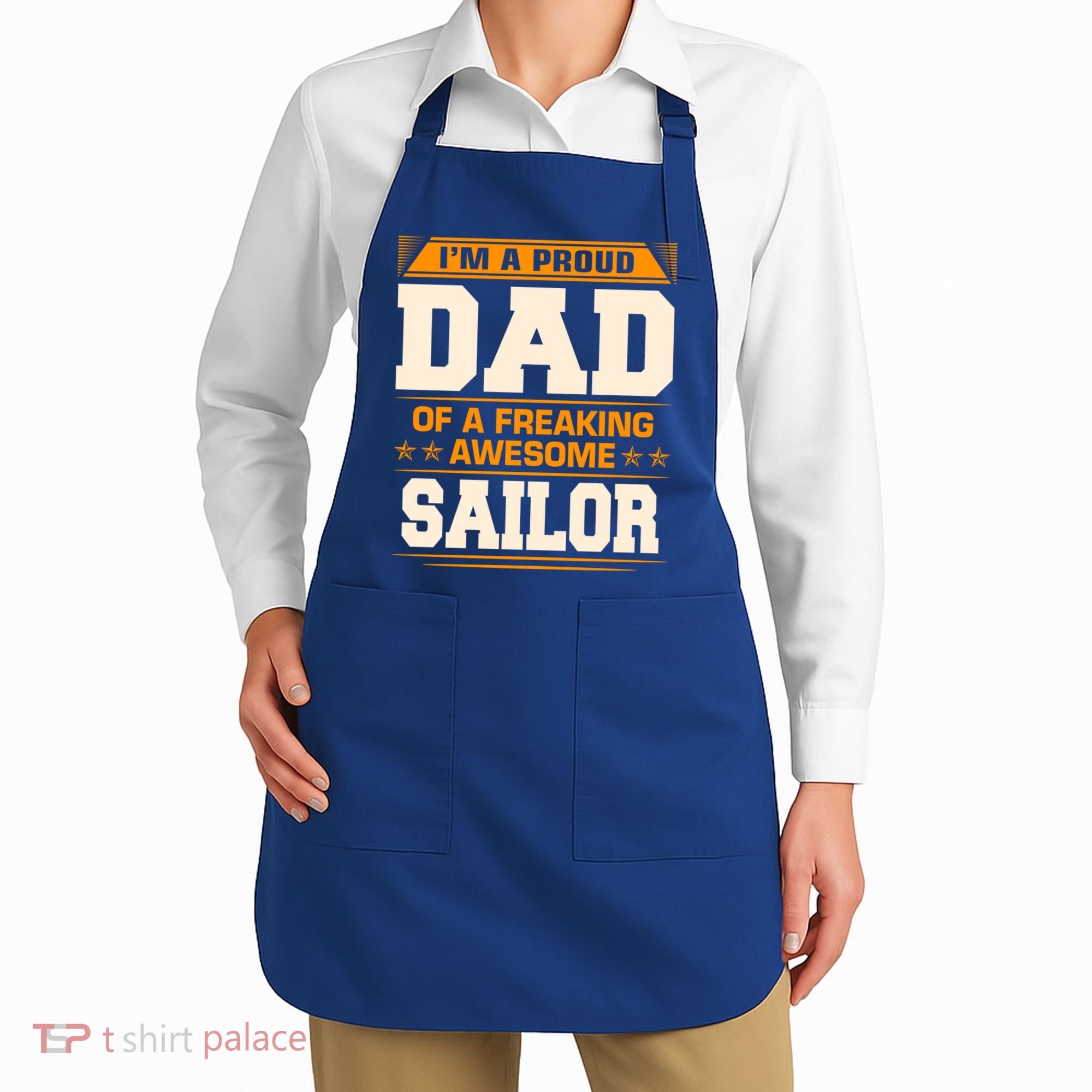 Proud Dad Of Awesome Sailor FatherS Day Gift Apron