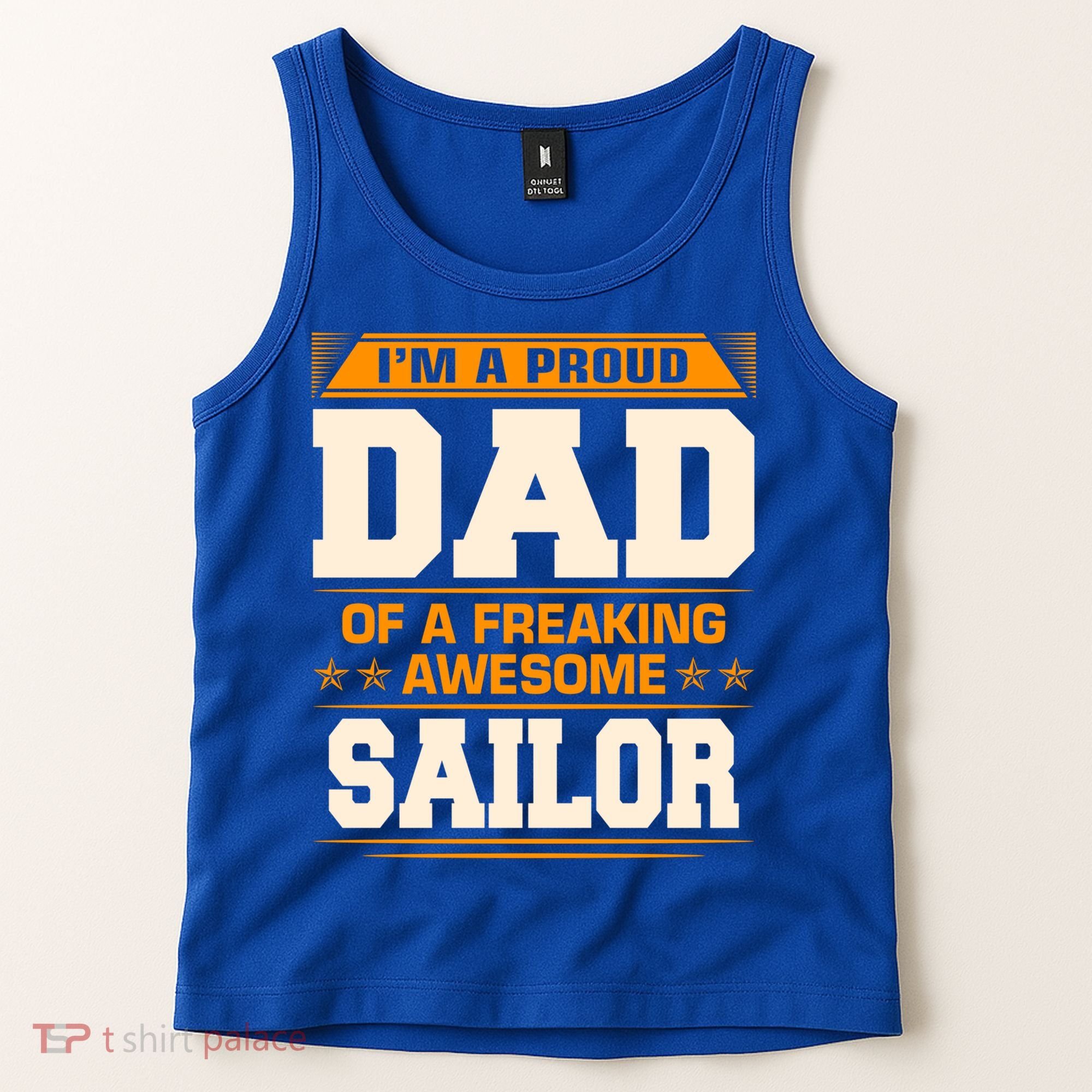 Proud Dad Of Awesome Sailor FatherS Day Gift Tank Top
