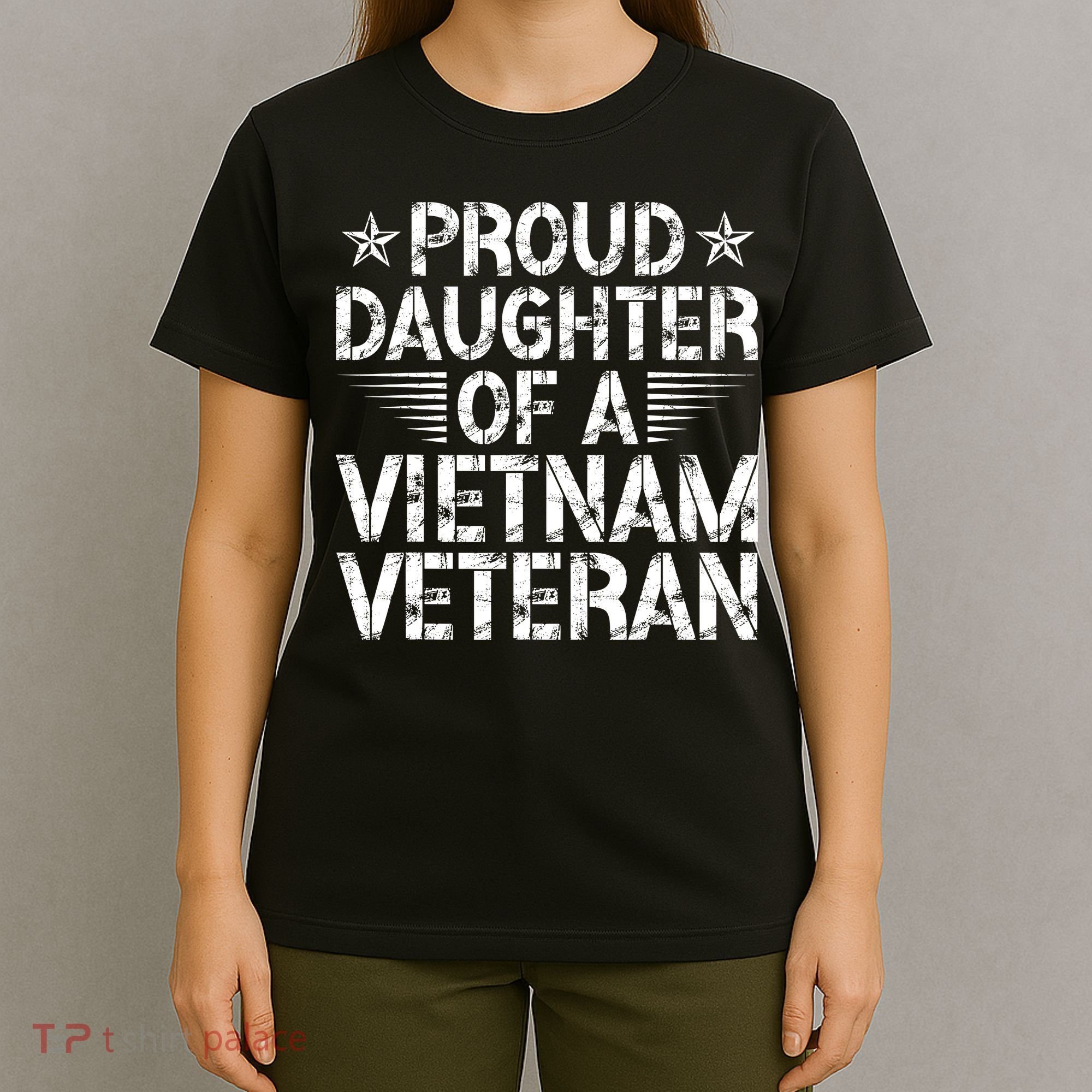 Proud Daughter Of A Vietnam Veteran Vintage T-Shirt