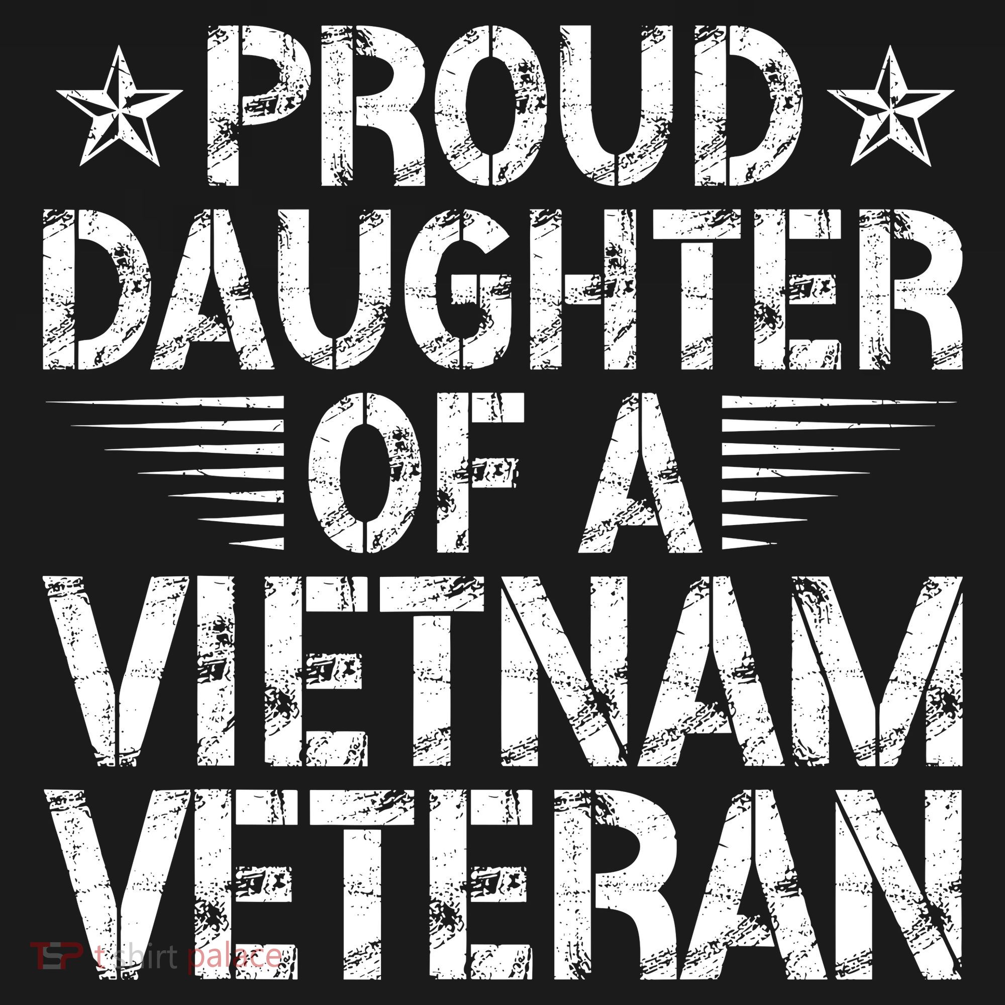 Proud Daughter Of A Vietnam Veteran Vintage T-Shirt
