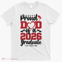 Proud Dad Of A Graduate Senior Class Of 2026  T-Shirt thumb 0