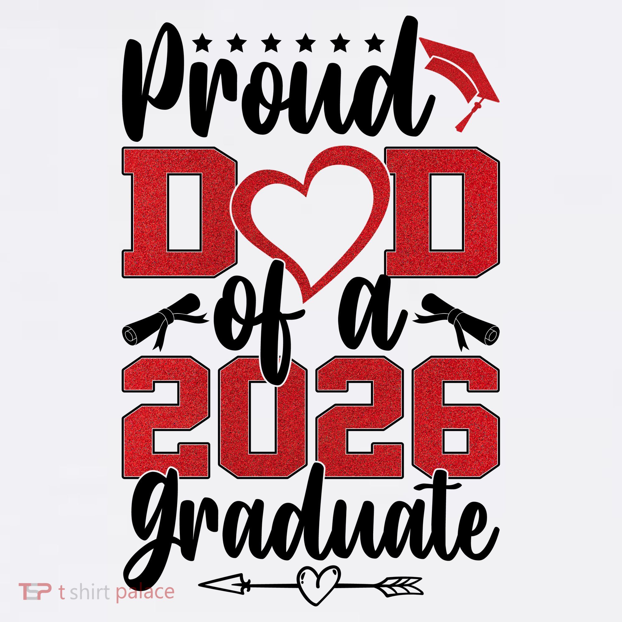Proud Dad Of A Graduate Senior Class Of 2026  Mousepad