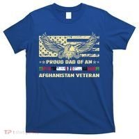 Proud Dad Of An Afghanistan Veteran Military Vets Father Gift T-Shirt thumb 0