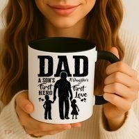 Proud Dad Of Twins Shirts Best Fathers Day Gift From Son Coffee Mug thumb 3