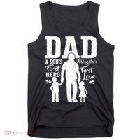 Proud Dad Of Twins Shirts Best Fathers Day Gift From Son Tank Top thumb 0