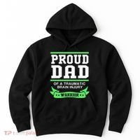 Proud Dad Of A Traumatic Brain Injury Warrior Hoodie thumb 0