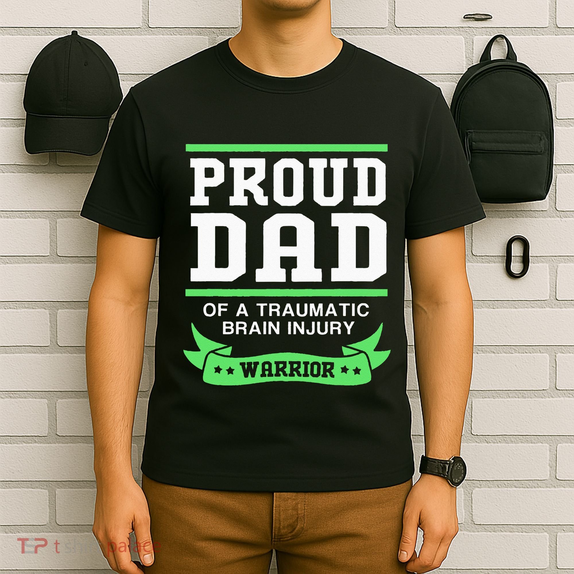 Proud Dad Of A Traumatic Brain Injury Warrior T-Shirt