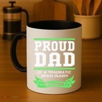 Proud Dad Of A Traumatic Brain Injury Warrior Coffee Mug thumb 4
