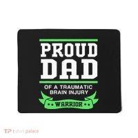 Proud Dad Of A Traumatic Brain Injury Warrior Mousepad thumb 0