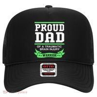 Proud Dad Of A Traumatic Brain Injury Warrior Hat thumb 0