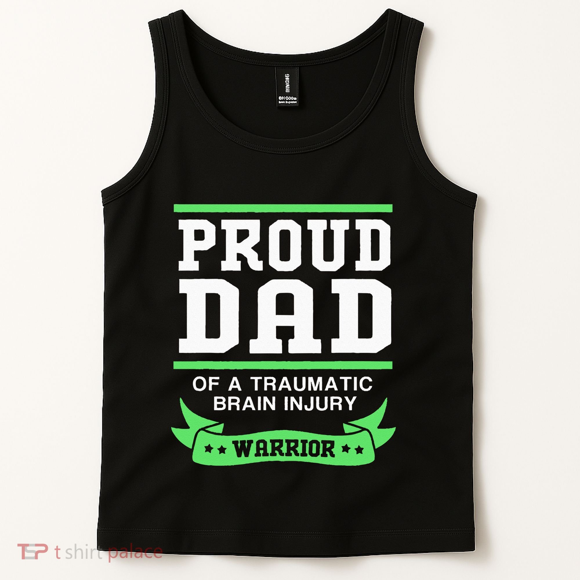 Proud Dad Of A Traumatic Brain Injury Warrior Tank Top