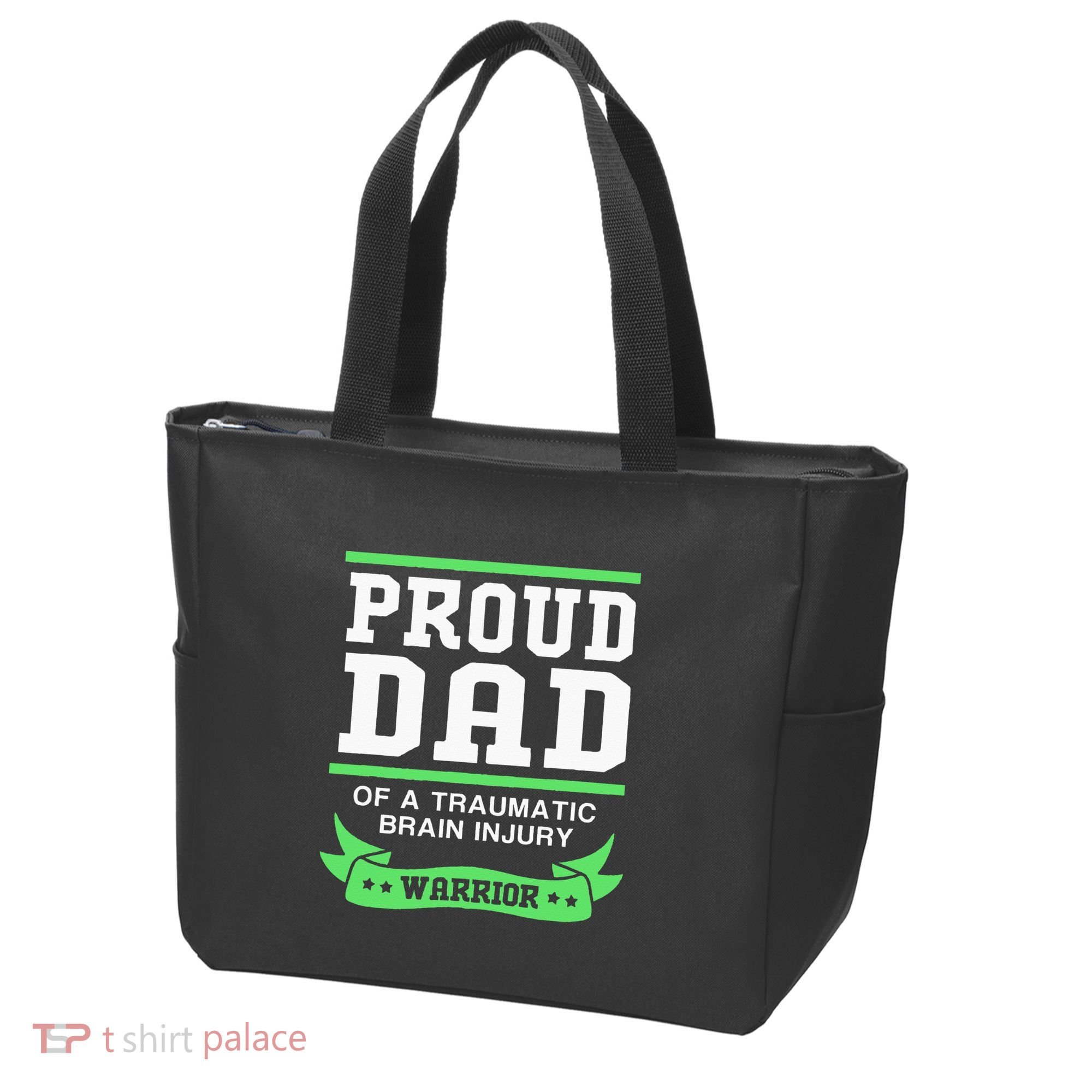 Proud Dad Of A Traumatic Brain Injury Warrior Tote Bag