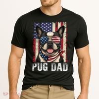 Pug Dad Cooling Performance Crew T-Shirt thumb 2