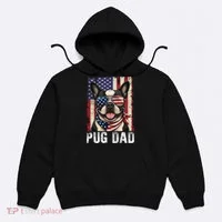 Pug Dad Hoodie thumb 0
