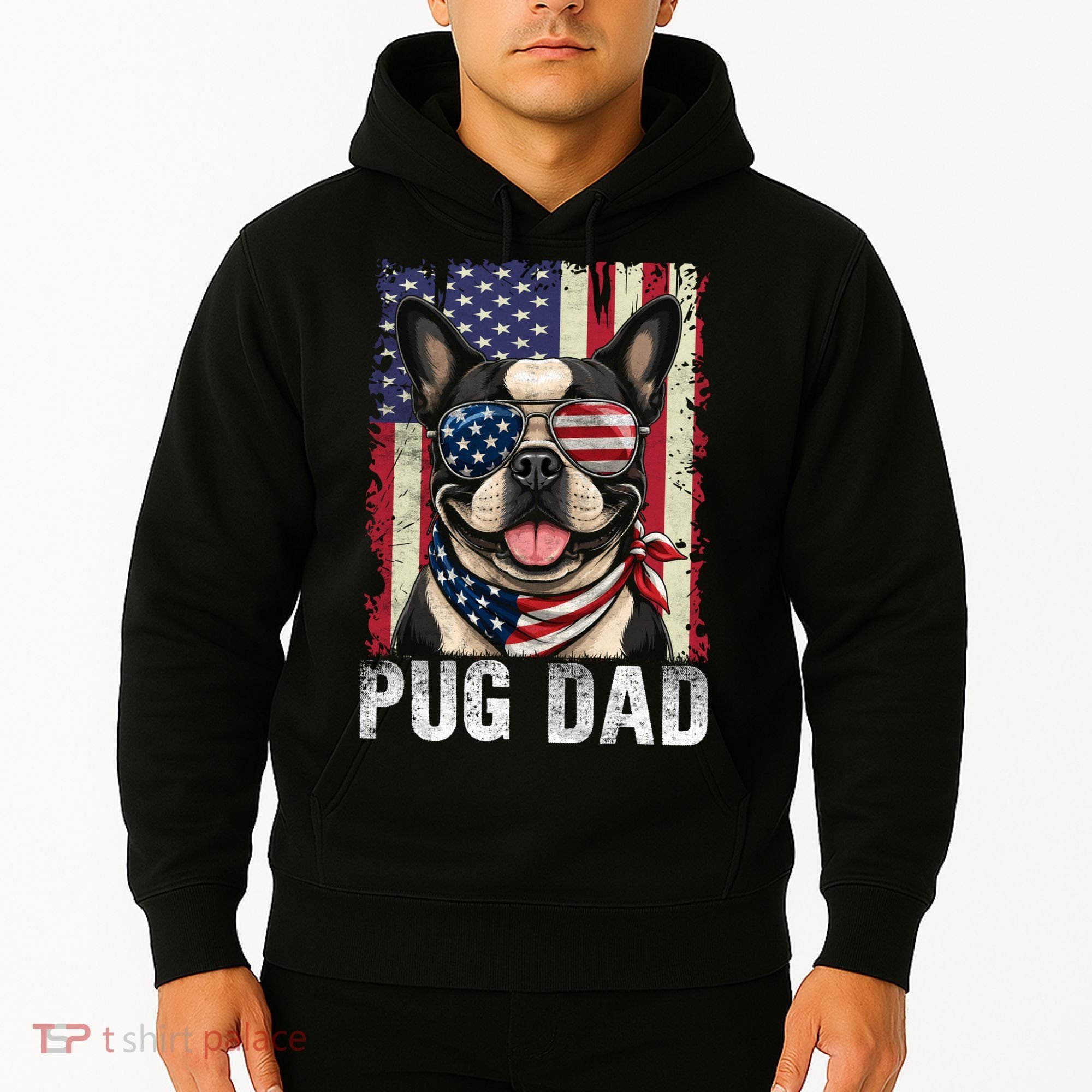 Pug Dad Hoodie