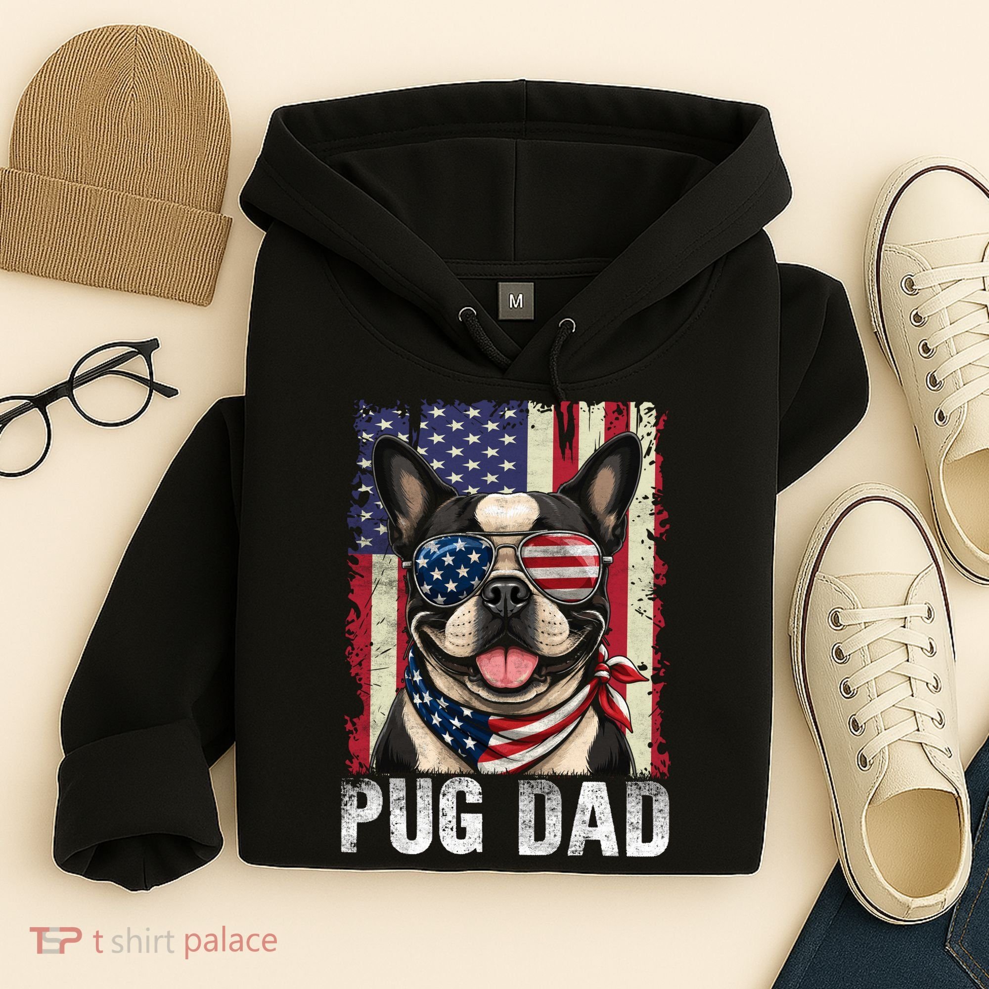 Pug Dad Hoodie