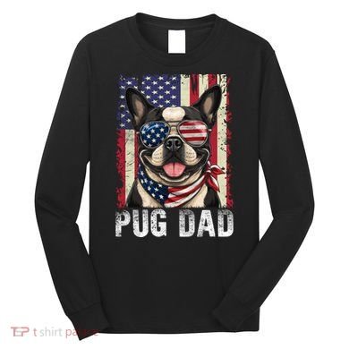 Pug Dad Long Sleeve Shirt