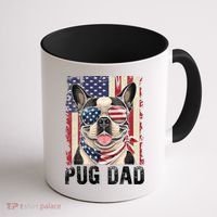 Pug Dad Coffee Mug thumb 1