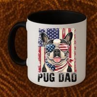 Pug Dad Coffee Mug thumb 2