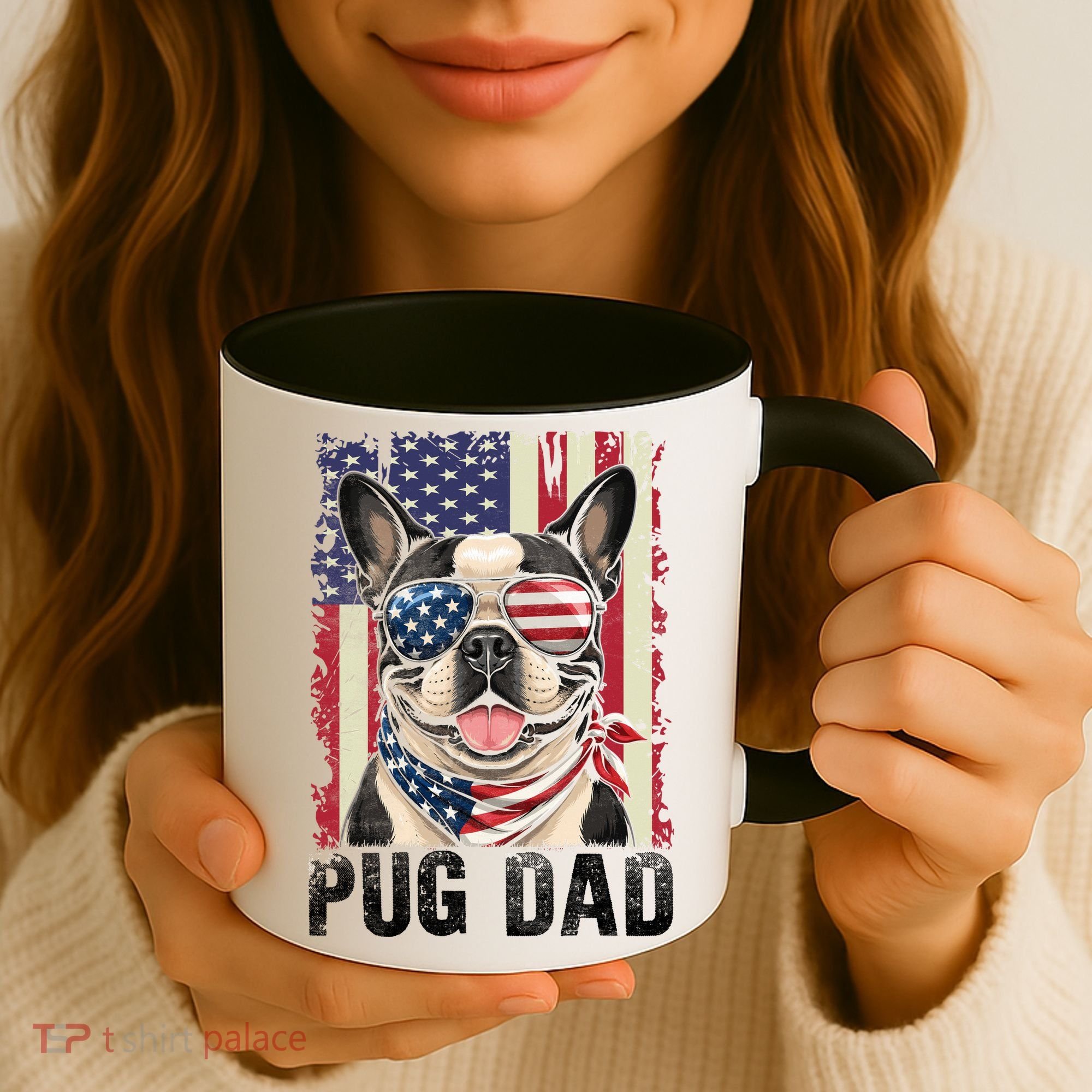 Pug Dad Coffee Mug