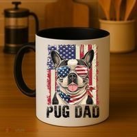 Pug Dad Coffee Mug thumb 4