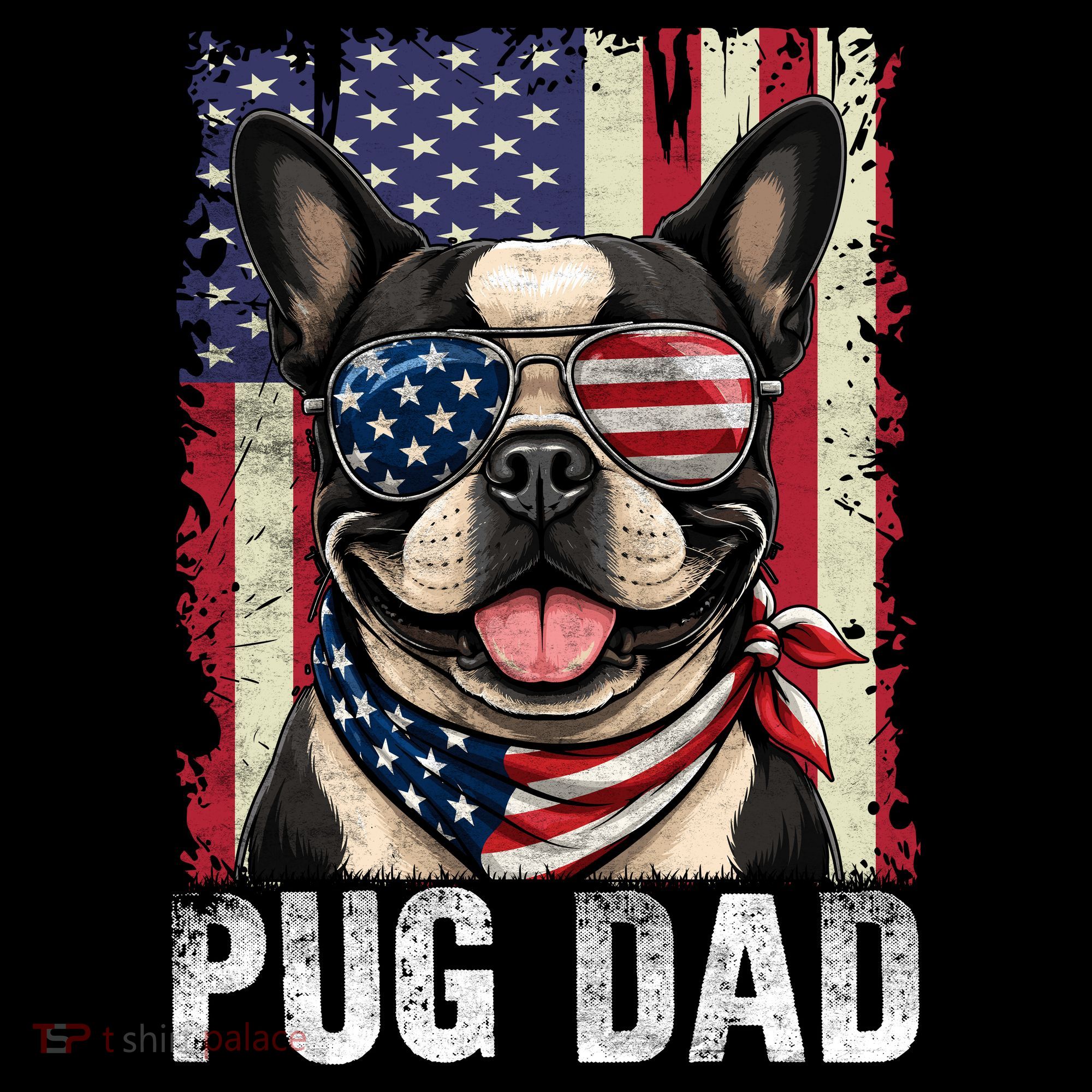 Pug Dad Polo