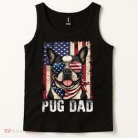 Pug Dad Tank Top thumb 2