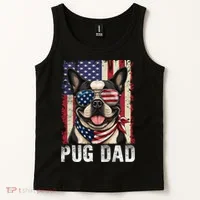 Pug Dad Tank Top thumb 2