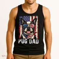 Pug Dad Tank Top thumb 3