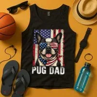 Pug Dad Tank Top thumb 4